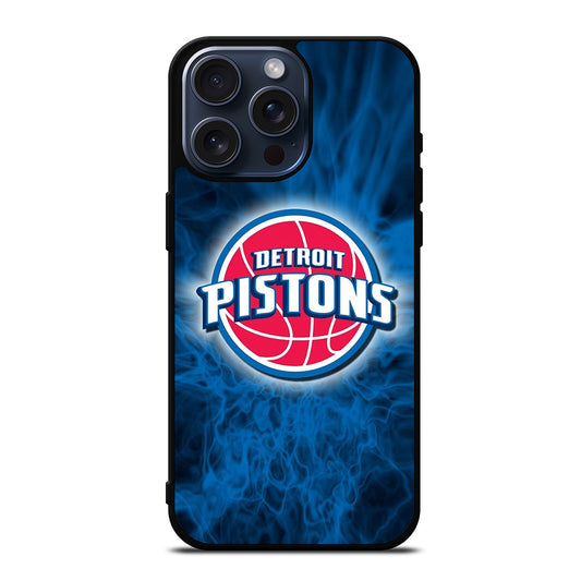 DETROIT PISTONS NBA LOGO iPhone 15 Pro Max Case Cover