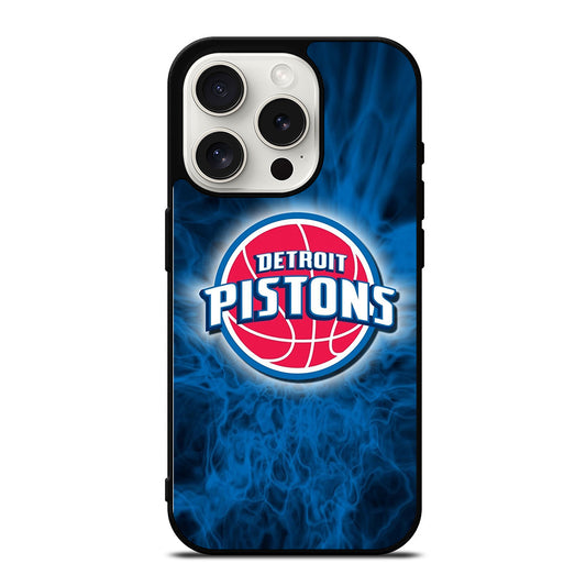 DETROIT PISTONS NBA LOGO iPhone 15 Pro Case Cover