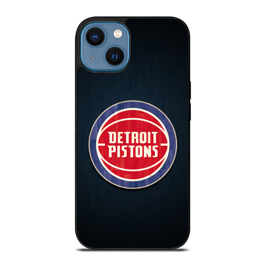 DETROIT PISTONS WOODEN LOGO iPhone 14 Case Cover