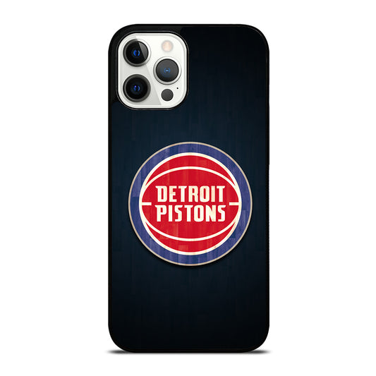 DETROIT PISTONS WOODEN LOGO iPhone 12 Pro Max Case Cover