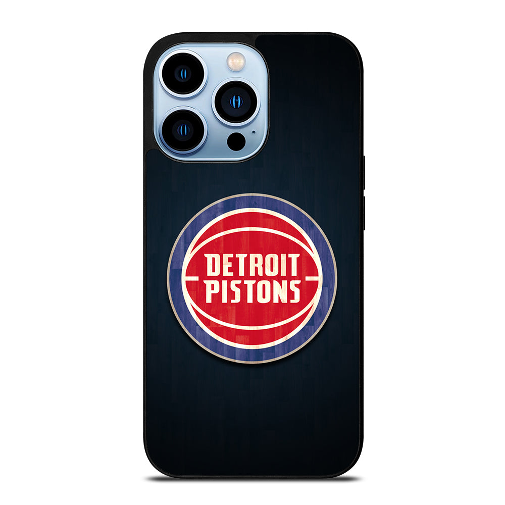 DETROIT PISTONS WOODEN LOGO iPhone 13 Pro Max Case Cover