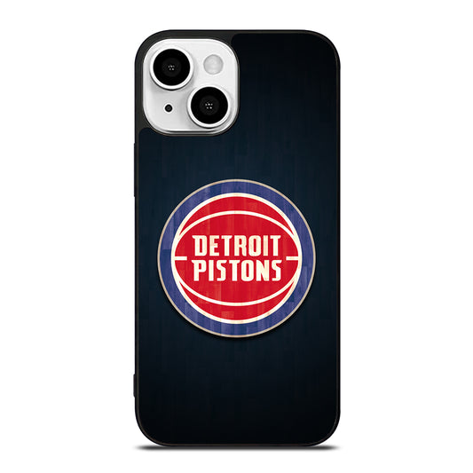 DETROIT PISTONS WOODEN LOGO iPhone 13 Mini Case Cover