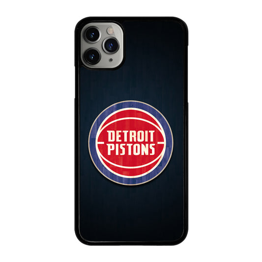 DETROIT PISTONS WOODEN LOGO iPhone 11 Pro Max Case Cover