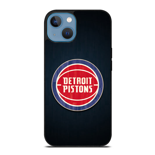 DETROIT PISTONS WOODEN LOGO iPhone 13 Case Cover