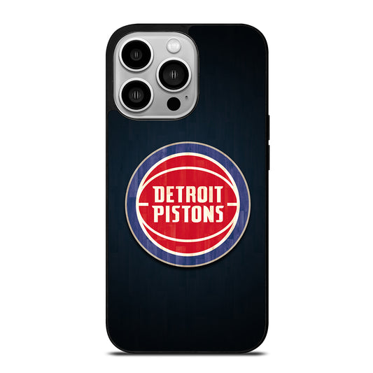 DETROIT PISTONS WOODEN LOGO iPhone 14 Pro Case Cover