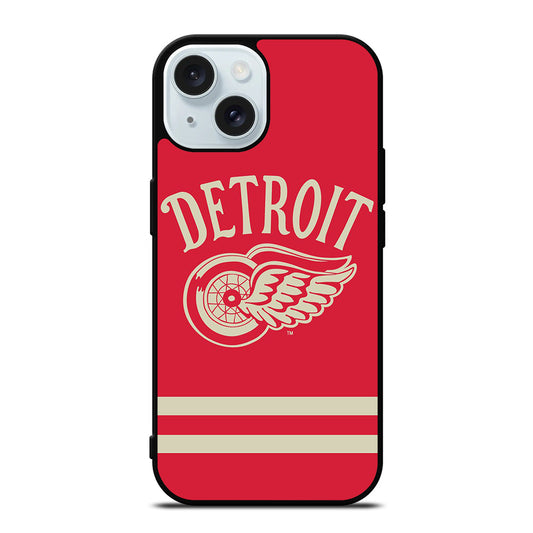 DETROIT REDWINGS HOCKEY NHL 2 iPhone 15 Case Cover