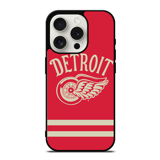 DETROIT REDWINGS HOCKEY NHL 2 iPhone 15 Pro Case Cover