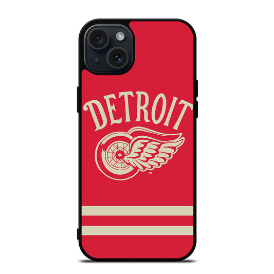 DETROIT REDWINGS HOCKEY NHL 2 iPhone 15 Plus Case Cover