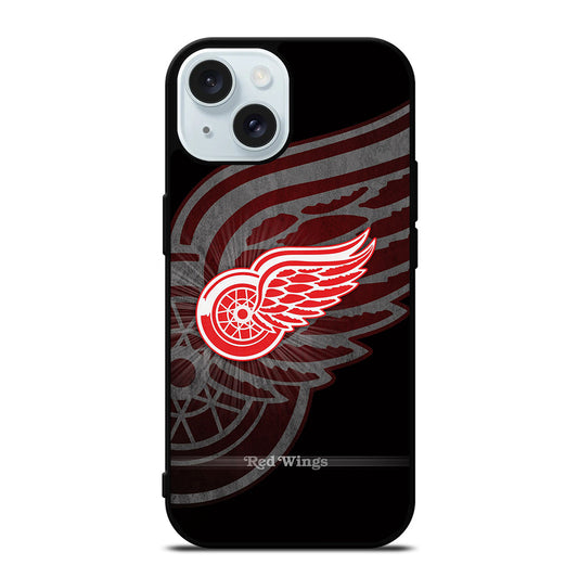 DETROIT REDWINGS HOCKEY NHL 3 iPhone 15 Case Cover