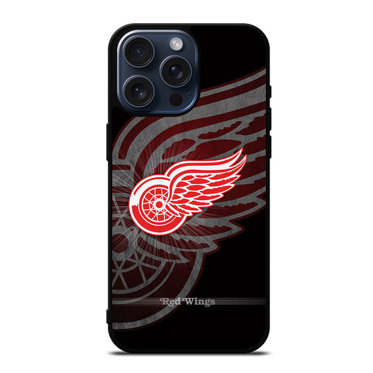 DETROIT REDWINGS HOCKEY NHL 3 iPhone 15 Pro Max Case Cover