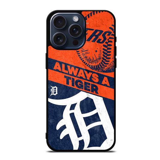DETROIT TIGERS MLB LOGO iPhone 15 Pro Max Case Cover
