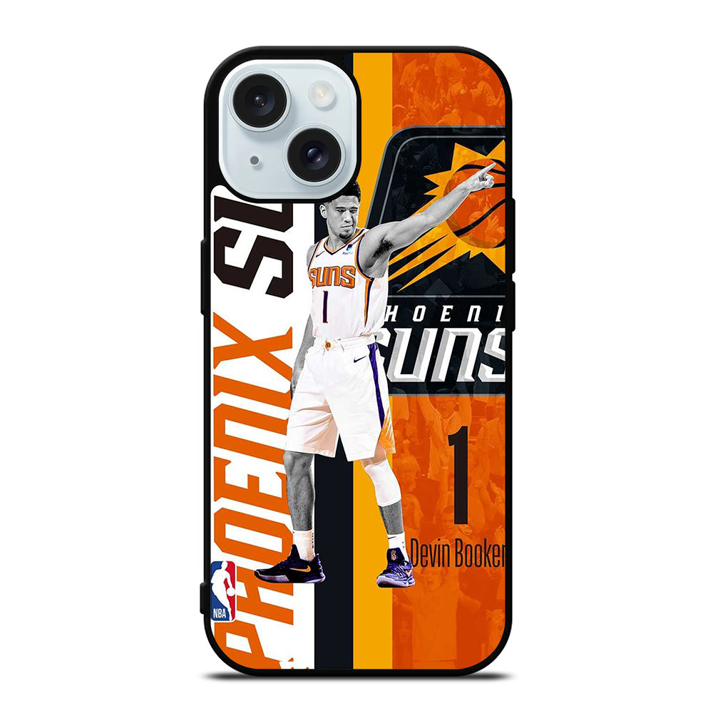 DEVIN BOOKER PHOENIX SUNS NBA iPhone 15 Case Cover