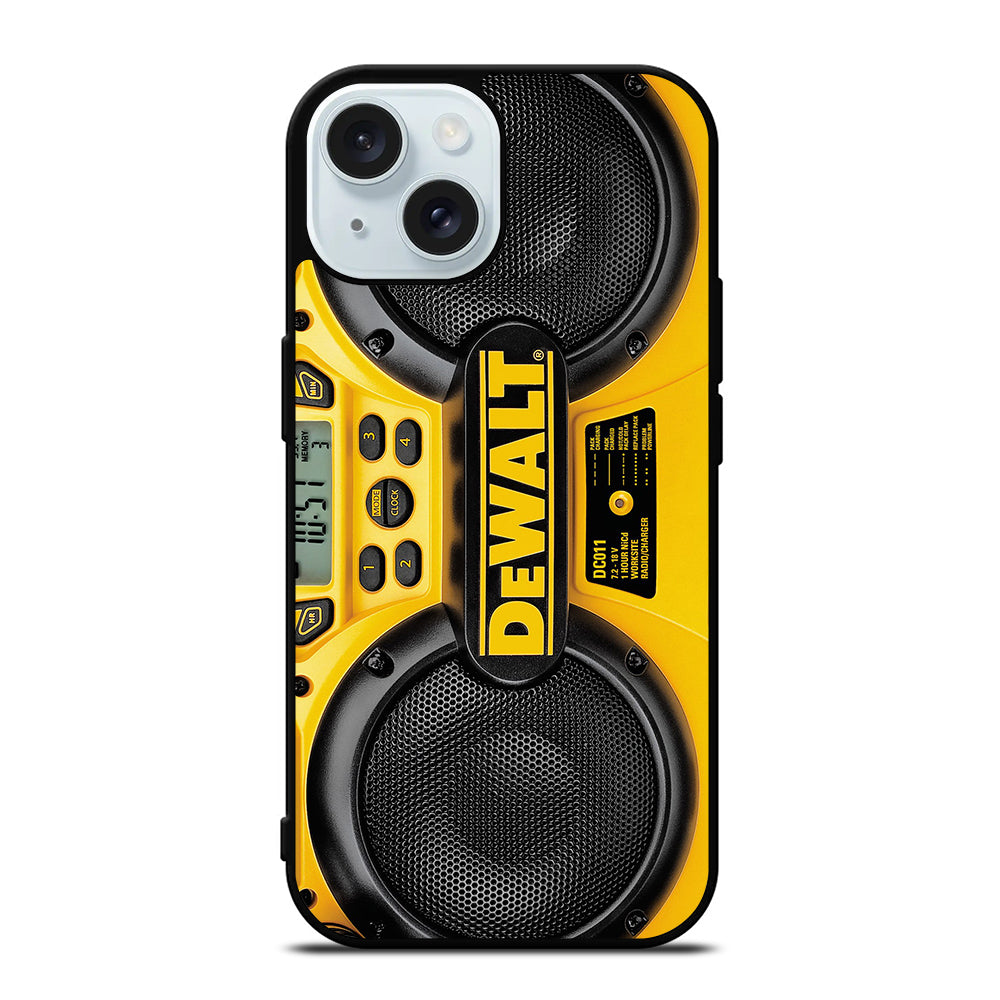 DEWALT JOBSITE RADIO iPhone 15 Case Cover