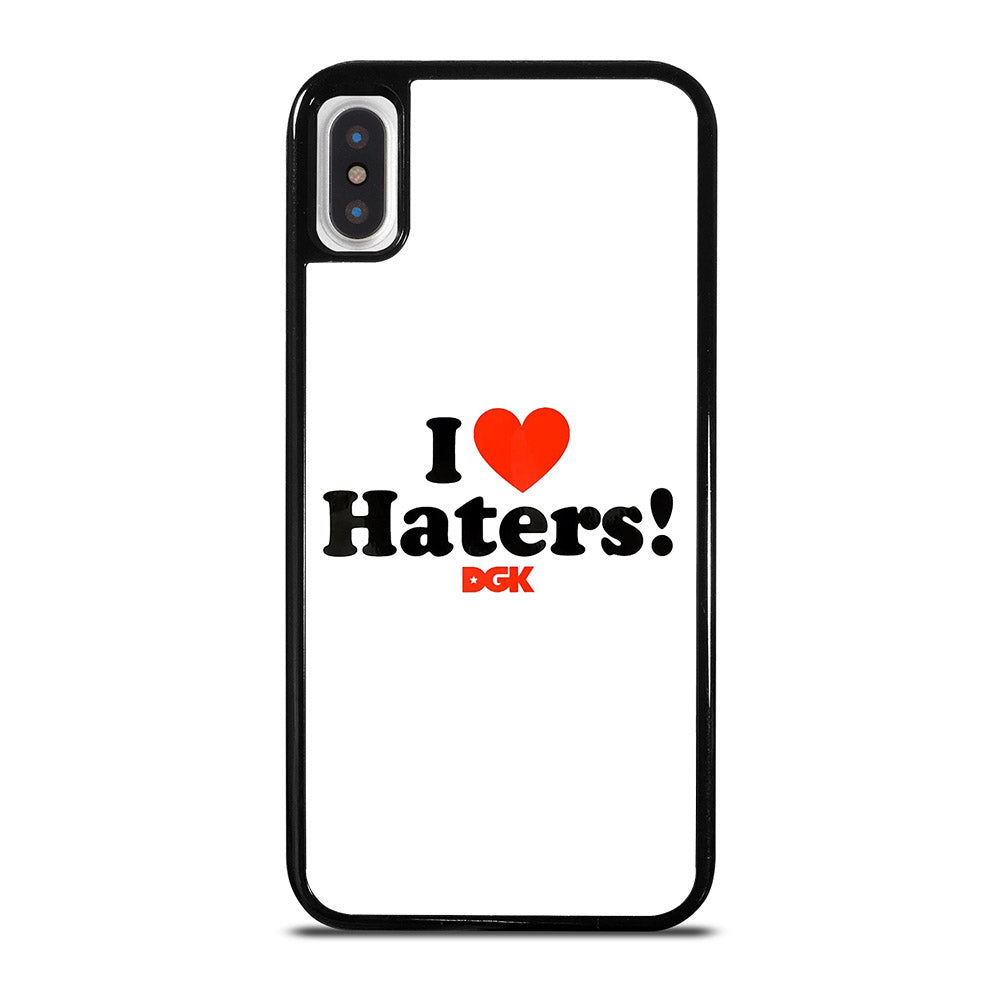 DGK I LOVE HATERS ICON iPhone X / XS Case Cover