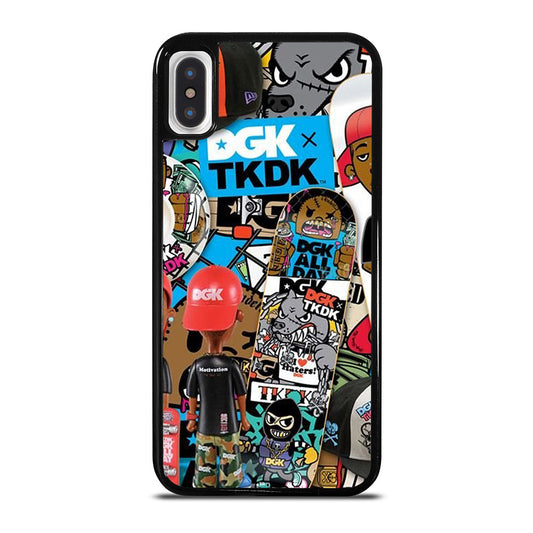 DGK SKATEBOARDING COLLAGE iPhone X / XS Case Cover