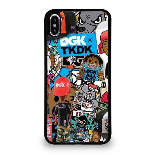 DGK SKATEBOARDING COLLAGE iPhone XS Max Case Cover