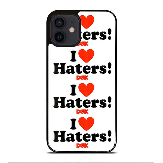 DGK I LOVE HATERS SYMBOL iPhone 12 Mini Case Cover