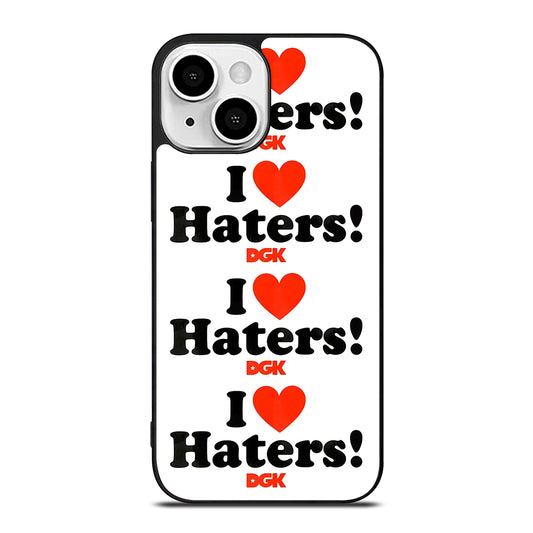 DGK I LOVE HATERS SYMBOL iPhone 13 Mini Case Cover