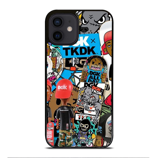 DGK SKATEBOARDING COLLAGE iPhone 12 Mini Case Cover