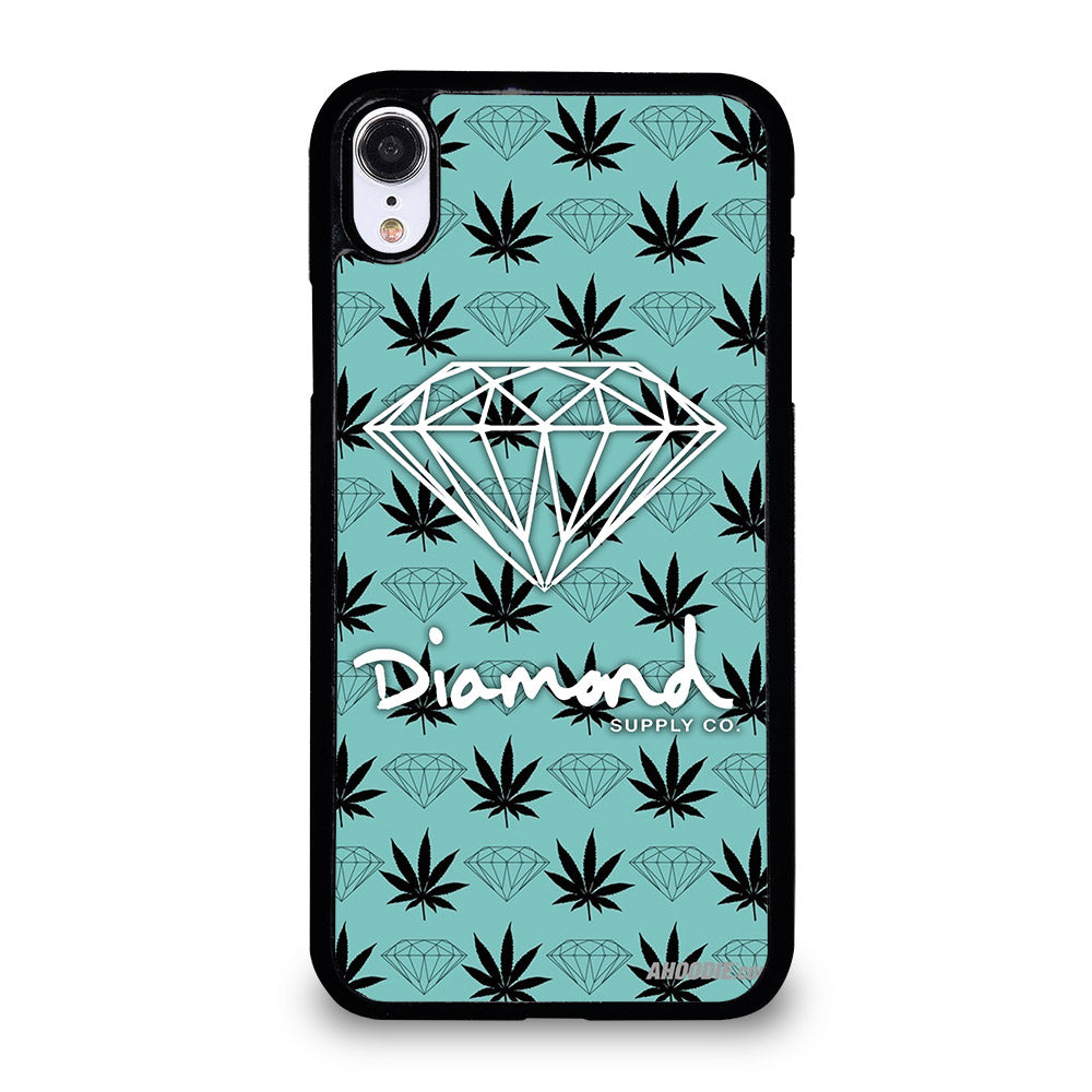 DIAMOND SUPPLY CO LOGO PATTERN iPhone XR Case Cover