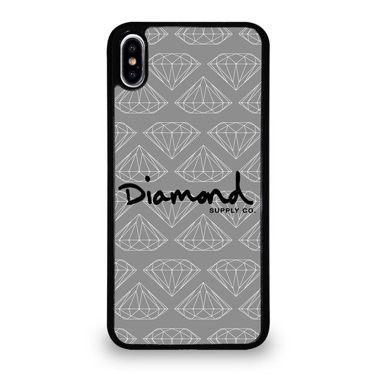 DIAMOND SUPPLY CO PATTERN iPhone XS Max Case Cover