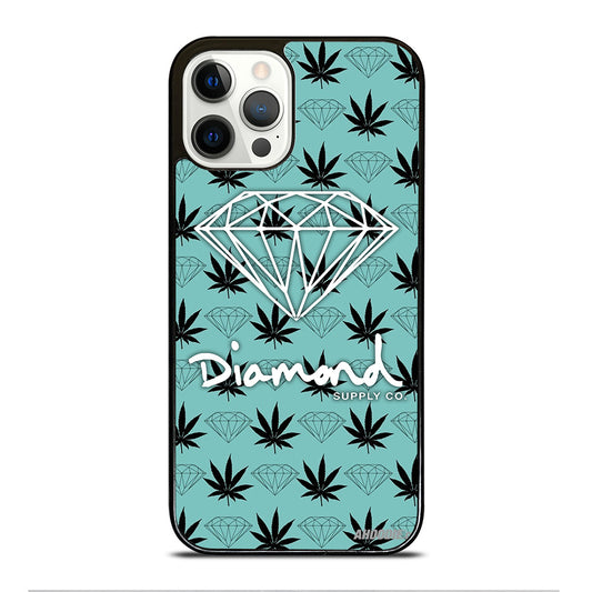 DIAMOND SUPPLY CO LOGO PATTERN iPhone 12 Pro Case Cover