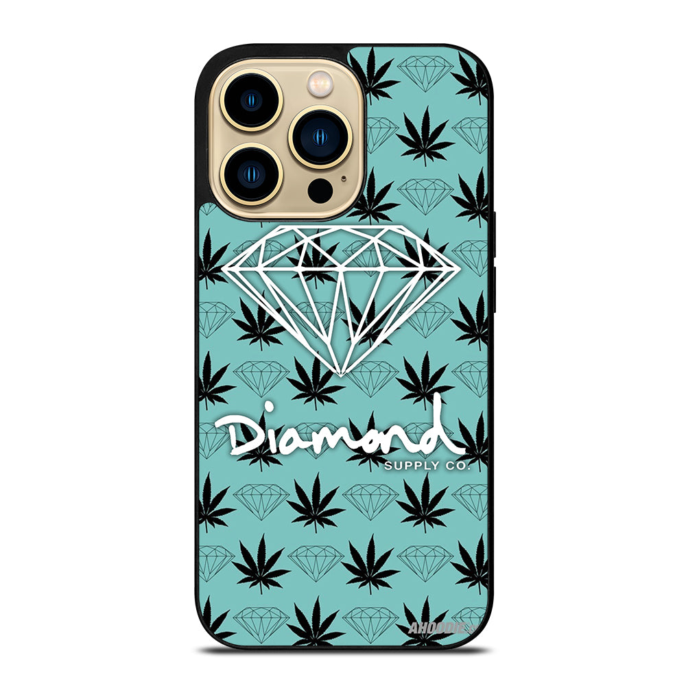 DIAMOND SUPPLY CO LOGO PATTERN iPhone 14 Pro Max Case Cover
