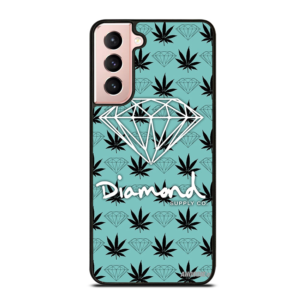DIAMOND SUPPLY CO LOGO PATTERN Samsung Galaxy S21 Case Cover