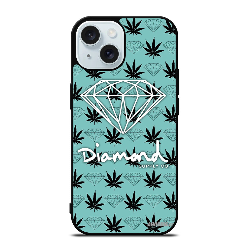 DIAMOND SUPPLY CO LOGO PATTERN iPhone 15 Case Cover