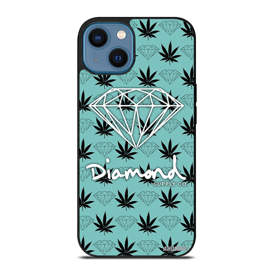 DIAMOND SUPPLY CO LOGO PATTERN iPhone 14 Case Cover