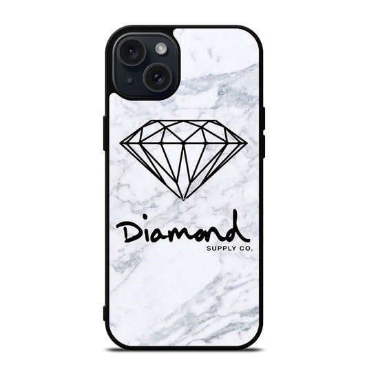 DIAMOND SUPPLY CO MARBLE iPhone 15 Plus Case Cover