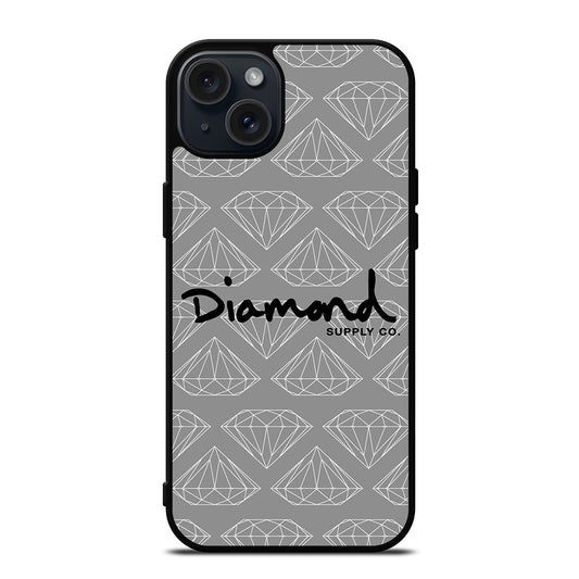 DIAMOND SUPPLY CO PATTERN iPhone 15 Plus Case Cover