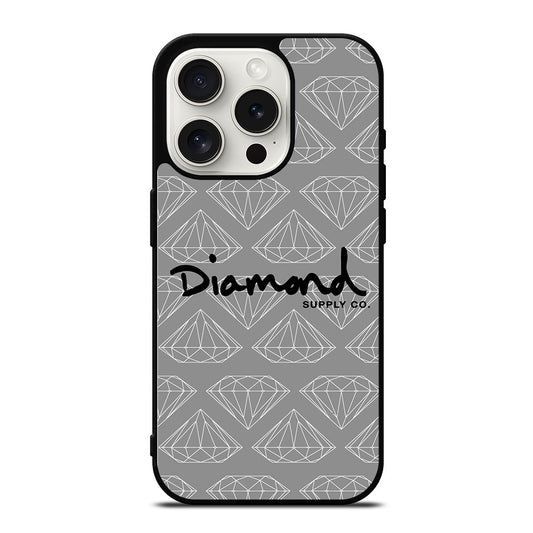 DIAMOND SUPPLY CO PATTERN iPhone 15 Pro Case Cover