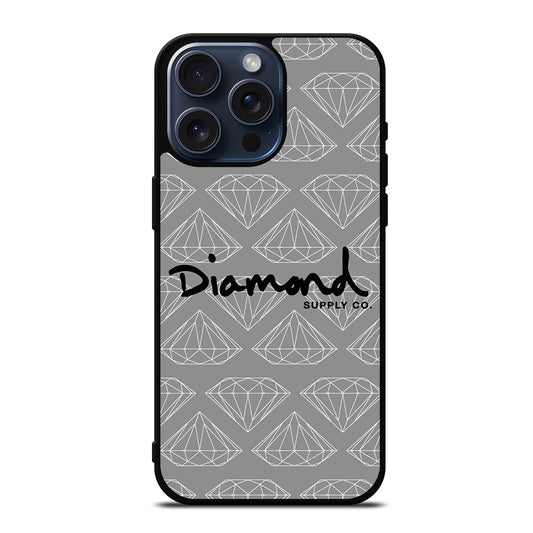 DIAMOND SUPPLY CO PATTERN iPhone 15 Pro Max Case Cover