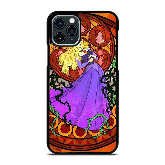 DISNEY SLEEPING BEAUTY STAINED GLASS iPhone 11 Pro Case Cover