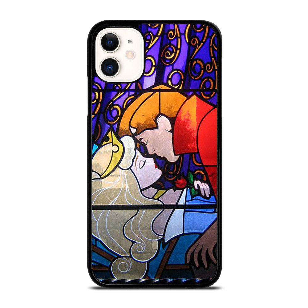 DISNEY SLEEPING BEAUTY STAINED GLASS 2 iPhone 11 Case Cover