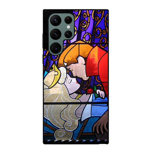 DISNEY SLEEPING BEAUTY STAINED GLASS 2 Samsung Galaxy S22 Ultra Case Cover