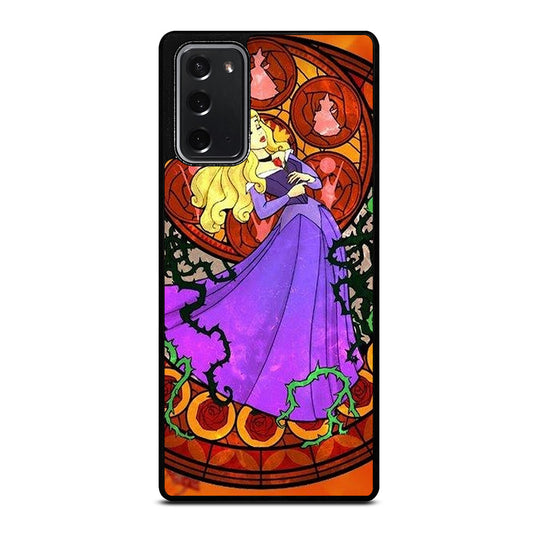 DISNEY SLEEPING BEAUTY STAINED GLASS Samsung Galaxy Note 20 Case Cover