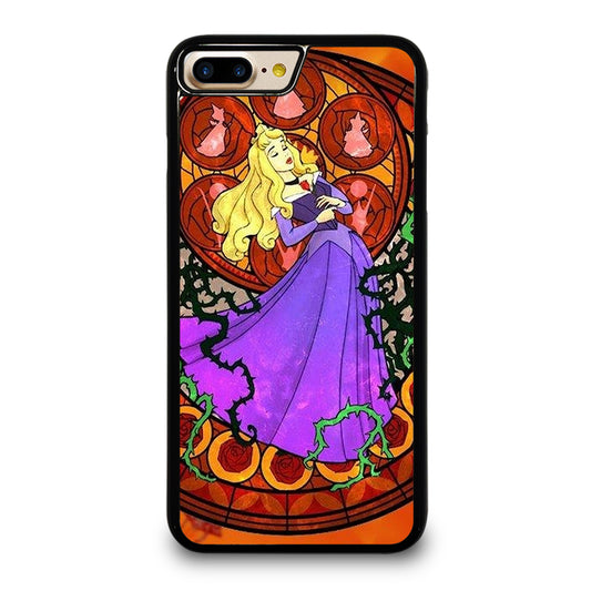 DISNEY SLEEPING BEAUTY STAINED GLASS iPhone 7 / 8 Plus Case Cover