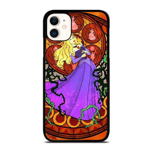 DISNEY SLEEPING BEAUTY STAINED GLASS iPhone 11 Case Cover