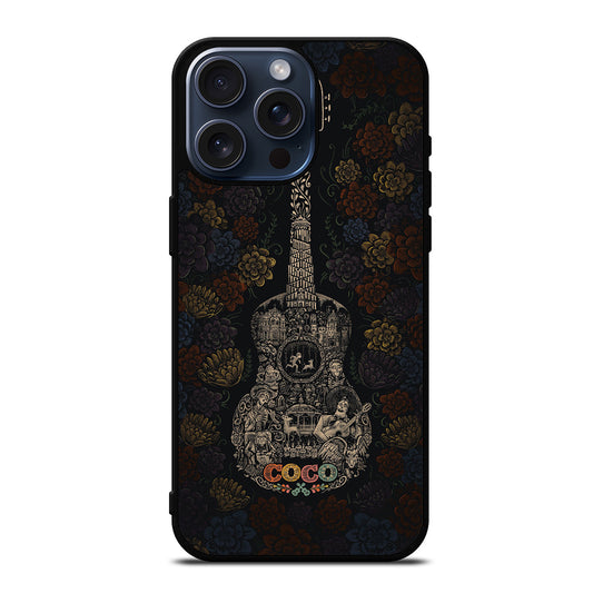 DISNEY COCO GUITAR ART iPhone 15 Pro Max Case Cover