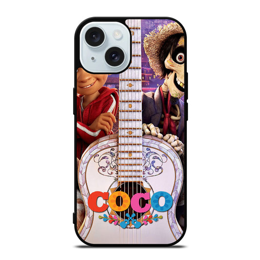 DISNEY COCO GUITAR iPhone 15 Case Cover