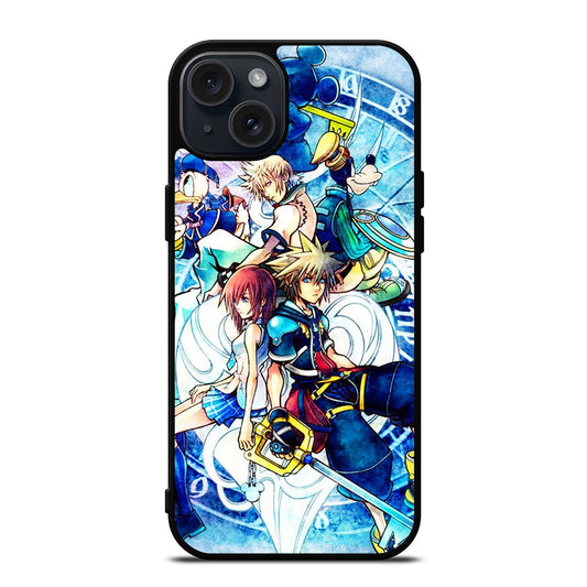 DISNEY KINGDOM HEARTS CARTOON iPhone 15 Plus Case Cover