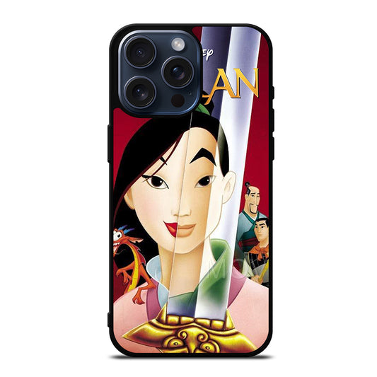 DISNEY PRINCESS MULAN CARTOON iPhone 15 Pro Max Case Cover