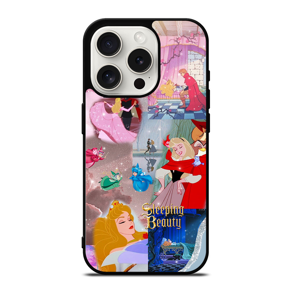 DISNEY SLEEPING BEAUTY COLLAGE iPhone 15 Pro Case Cover casecentro