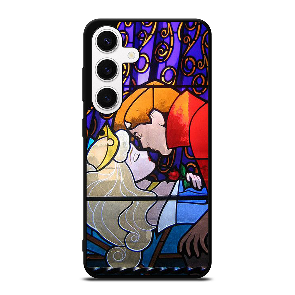 DISNEY SLEEPING BEAUTY STAINED GLASS 2 Samsung Galaxy S24 Case Cover