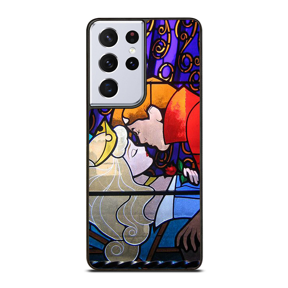 DISNEY SLEEPING BEAUTY STAINED GLASS 2 Samsung Galaxy S21 Ultra Case Cover