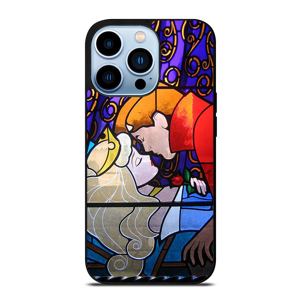 DISNEY SLEEPING BEAUTY STAINED GLASS 2 iPhone 13 Pro Max Case Cover