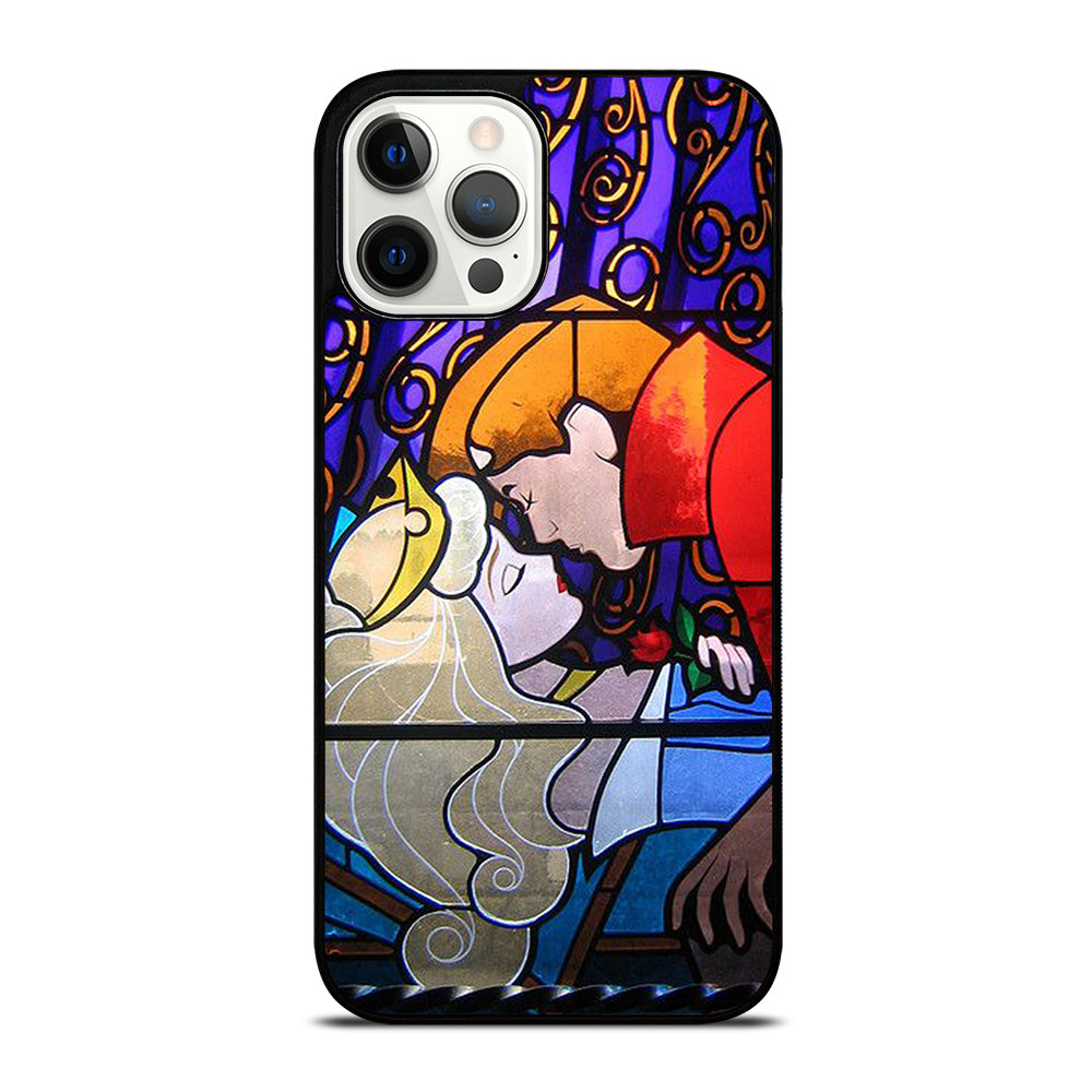 DISNEY SLEEPING BEAUTY STAINED GLASS 2 iPhone 12 Pro Max Case Cover