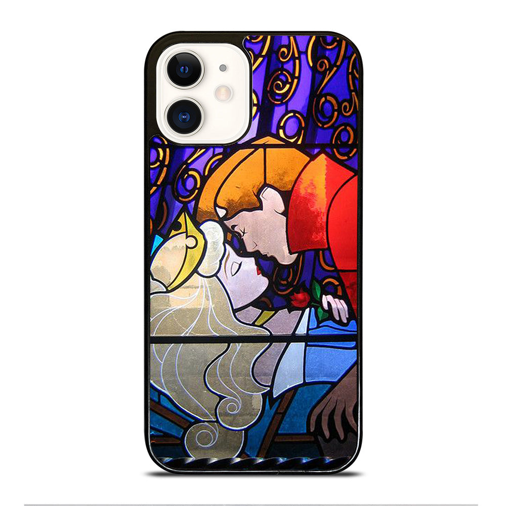 DISNEY SLEEPING BEAUTY STAINED GLASS 2 iPhone 12 Case Cover